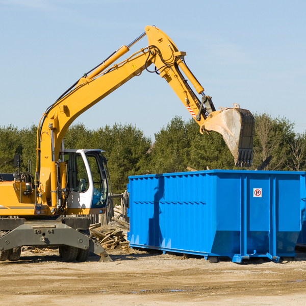 is there a minimum or maximum amount of waste i can put in a residential dumpster in Hiram OH